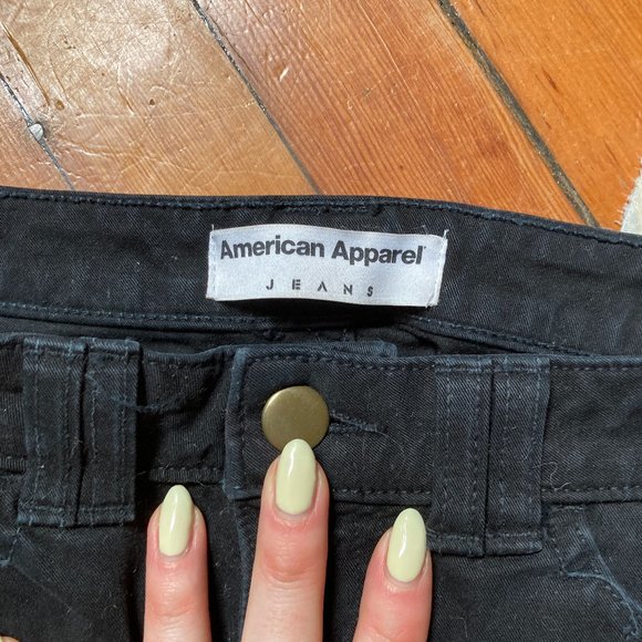 American Apparel - Four Way Zipper Pants - Black - Size 26/27 - Picture 2 of 2